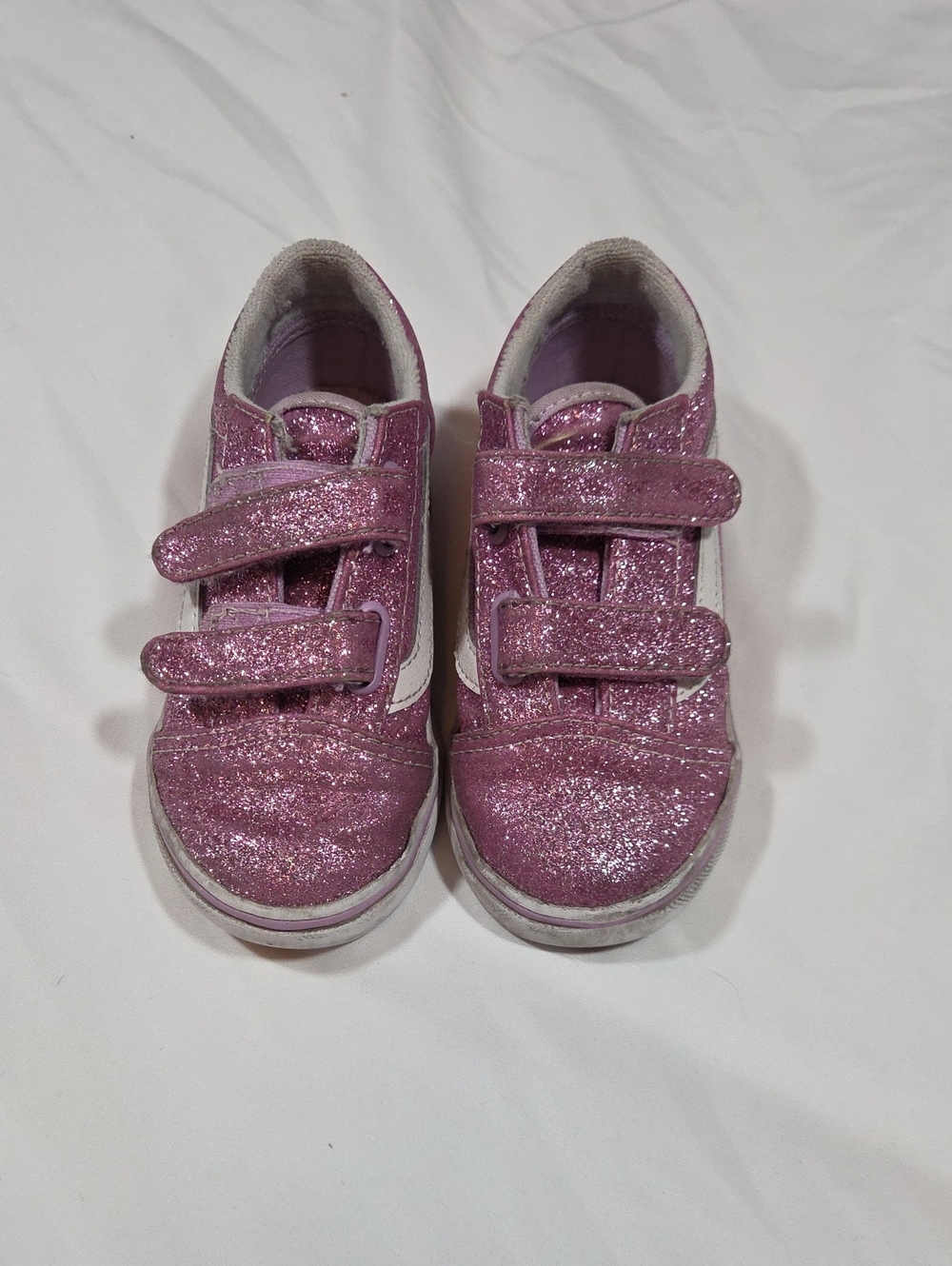 Purple Sparkle Vans Sneakers Size 9 Toddler